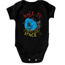 Дитяче боді Race to space