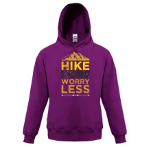 Детская толстовка Hike more worry less
