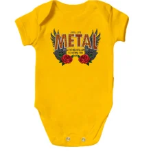 Детское боди METAL