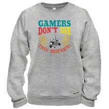 Свитшот Gamers not die