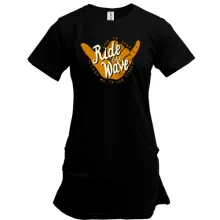 Подовжена футболка Ride the Wave