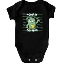 Детское боди Monster coming