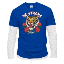 Комбінований лонгслів Be strong tiger