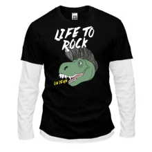 Комбінований лонгслів Life to rock