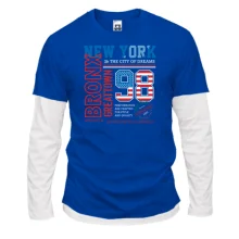Комбинированный лонгслив New York 98