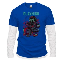 Комбинированный лонгслив PlayHigh