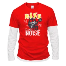 Комбінований лонгслів Make rock noise