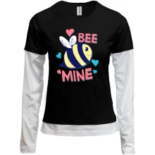 Женский лонгслив Комби Bee mine