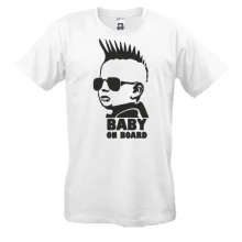 Мужская футболка Baby on board