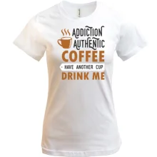 Футболка Authentic coffee