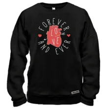 Свитшот Love Foreverand Ever