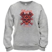 Свитшот Motor Red Skull