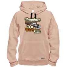 Толстовка Happiness is a warm gun