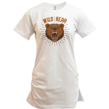Подовжена футболка Wild Bear Head