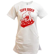 Подовжена футболка Surf Rider Shark