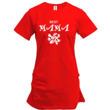 Подовжена футболка best mama