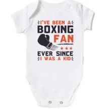 Детское боди Boxing fan
