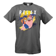 Футболка з чоловічком і написом Relax