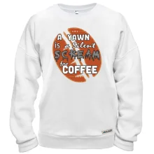 Свитшот Scream coffee