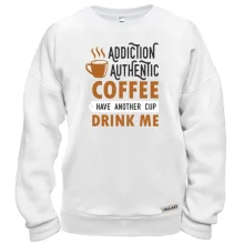 Свитшот Authentic coffee