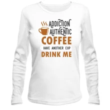 Лонгслив Authentic coffee