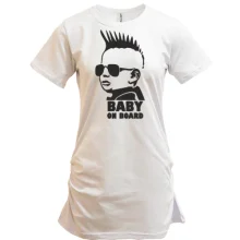 Подовжена футболка Baby on board
