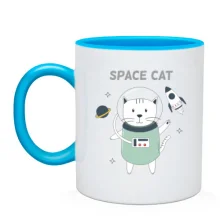Чашка з космічним котом SPACE CAT