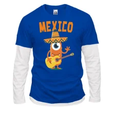 Комбинированный лонгслив Mexico