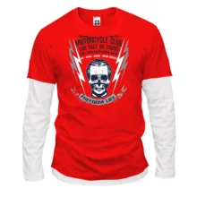 Мужской лонгслив Комби Motorcycle Club Freedom Life