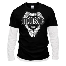 Комбінований лонгслів Rock music star