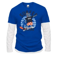 Комбінований лонгслів Surfer Malibu Bear