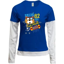 Женский лонгслив Комби Break the Kid Skate rule