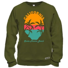 Світшот з написом "California Santa Maria Beach"