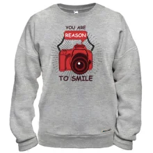 Світшот You are reason to smile