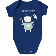 Дитяче боді з космічним котом SPACE CAT