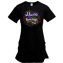 Туника Music is what Feelings sound like