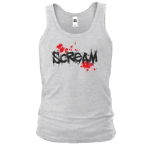 Майка Scream с каплями крови