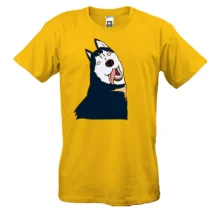 Футболка Беззаботный хаски