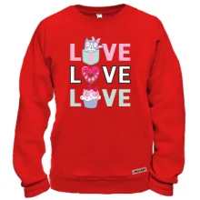 Світшот Love Love Love