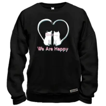 Світшот We Are Happy Cats