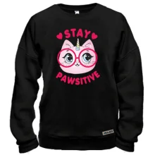 Світшот Stay Pawsitive