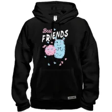 Толстовка Pink and Blue Best Friends