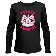 Лонгслив Stay Pawsitive