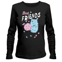 Лонгслів Pink and Blue Best Friends