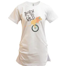 Подовжена футболка Born to be W!ld