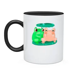 Чашка Жабки прячутся от дождя