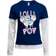 Комбинированный лонгслив Funny Lolly Pop