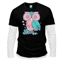 Мужской лонгслив Комби Love Owl