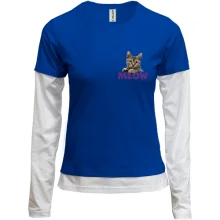 Комбинированный лонгслив Meow (mini)