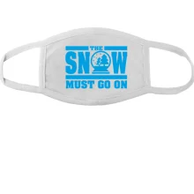 Тканинна маска для обличчя Snow must go on